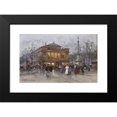thumbnail image 2 of Eugène Galien-Laloue 14x10 Black Modern Framed Museum Art Print Titled - The Theatre Du Chatelet, Paris, 2 of 5