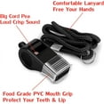 thumbnail image 3 of Whistle, 6 Packs Plastic Sports Whistles with Lanyard, Loud Crisp Sound Whistle Ideal for Coaches, Referees, and Officials, 3 of 5