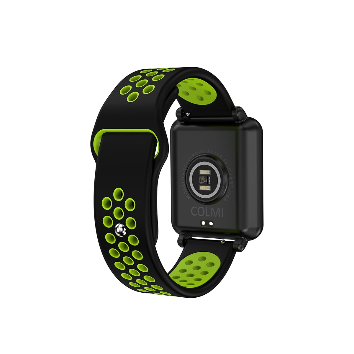 COLMI Land1 Smart Watch Full Touch Screen Silicone Watch Band Heart Rate Blood Pressure Monitoring Healthcare Sports Smartwatch IP68 Waterproof Multi sport Mode Smart Wristwatch Walmart