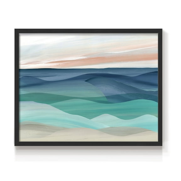 Shifting Seas by Carol Robinson - Restickable Framed Giclée Print
