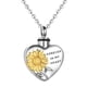 thumbnail image 1 of Colr con colgante de patrón en corazón Joyas Colr de cenizas conmemorativas Cumpleaños Regalos para el Zulema Colgante en forma de corazón, 1 of 8