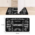 thumbnail image 6 of Drawing with Coloured Chalk Linen Non-slip Floor Mat, Entryway Doormat Durable Low-Profile Mat Home Decor, Rug Washable Kitchen Bathroom Laundry Bedroom Living Room Door Mat 30x17in, 6 of 6