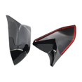 thumbnail image 4 of 1 par de cubiertas de espejo retrovisor para coche automotriz para  negro brillante kusrkot Tapas decorativas para espejos, 4 of 8