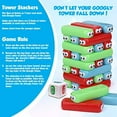 thumbnail image 3 of Point Games Googly Tower - Stacking Tower Game with Fun Design - Developmental & Interactive Puzzle, Test Stabilizing Skills- Ages 3+, 3 of 7