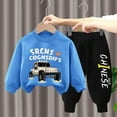 thumbnail image 2 of Zshosam Newborn Boy Clothes Sweatshirt and Pants Outfit Set Newborn to Big Kid,Sky Blue 7-8 Years, 2 of 6
