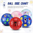 thumbnail image 3 of Balón de fútbol infantil HyDren, tamaño 3, 18 cm, con diseño de espacio para bombas, 3 of 6