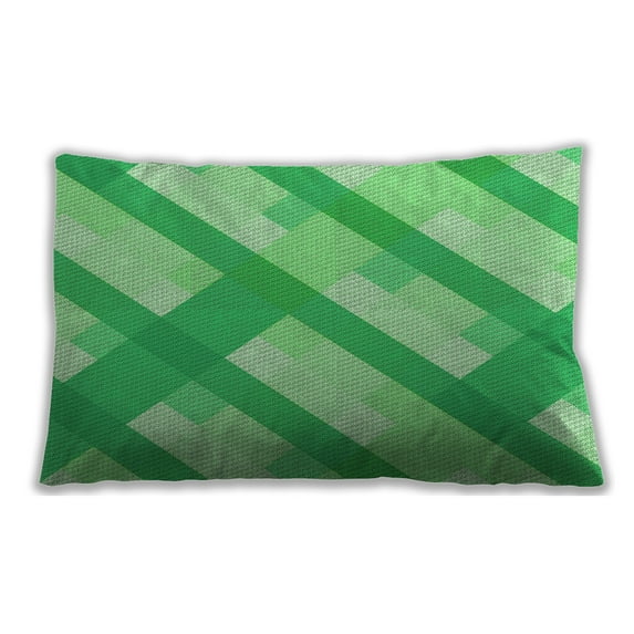 Ahgly Company Indoor Rectangular Contemporary Lumbar Throw Pillow, 13 inch by 19 inch