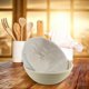 thumbnail image 5 of 9 Inch Round Breathable Basket Cloth Liner Cotton Flax Banneton Proofing Bread Basket Cloth Baking Supplies, 5 of 5