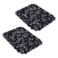 thumbnail image 2 of Tongina 2 Pieces Pebble Sink Mat PVC Sink Mat Sink Saddle Protector, Dish Drying Mat Sink Protector Mat for Dishes, Restroom Bathroom, 2 of 8