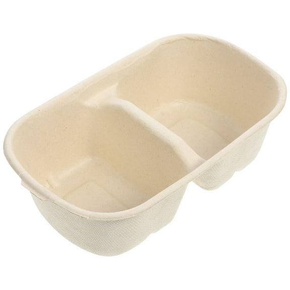 PBPBOX Disposable Pet Bowls in Beige Synthetic Material for Daily Use Ideal for Cats Dogs and Small Animals