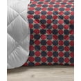 thumbnail image 3 of Geometric Down Alternative Comforter, Vintage Classic Concentric Squares and Circles Abstract Architecture, Microfiber Quilt for All Season, 5 Sizes, Blush Amber and Beige, by Ambesonne, 3 of 3