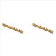 thumbnail image 1 of 2X Tuerca de Guitarra de 12 Cuerdas Ranurada de Latón para Accesorios de Piezas de Guitarra Acústica, 1 of 5