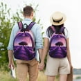 thumbnail image 4 of Rocae Lavender Field Sunset for Canvas College Laptop Backpack for Men Women -Medium, 4 of 5