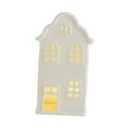 thumbnail image 3 of Christmas Village House Sculpture Collectible Desktop Figurine Ceramic Material Holiday Table Centerpiece, 3 of 8
