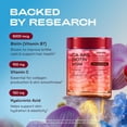 thumbnail image 4 of Skin, Hair & Nails Vitamins | 1440 mg with CA AKG, Biotin 5000 mcg, MSM & Hyaluronic Acid | Supports Radiant Skin, Shiny Hair & Strong Nails | 90 Capsules, 4 of 8