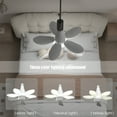 thumbnail image 6 of Ceiling Fan With Light Easy Installation E27/E26/B2 Socket For Workshop Comfort, 6 of 11
