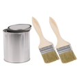 thumbnail image 4 of Pinceles finos para pintar madera Yuxing 2,5 pulgadas con lata sin revestimiento de 2 pintas, 4 of 4