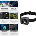 thumbnail image 6 of Head Mounted Camera 120°Wide Angles Night Sights Headlamp Camera Headlights Camera for Motorcycling Adventure Shot, 6 of 8