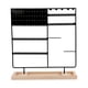 thumbnail image 1 of Organizador de joyas, soporte para joyas, escritorio único, múltiples capas, almacenamiento multiusos negro, 1 of 9