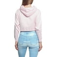 thumbnail image 3 of G-Style USA Women's Long Sleeved Crop Top Hoodie LH13118 - Pink - 2X-Large, 3 of 8
