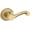 Lifetime Satin Brass, variant on Baldwin 5445V056FD 5445V Non-Turning Two-Sided Dummy Door Lever Set - Nickel