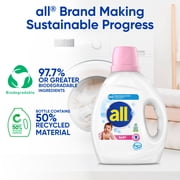 (6 pack) all Baby Liquid Laundry Detergent, Hypoallergenic, Gentle on Sensitive Skin, 73 oz, 58 Loads