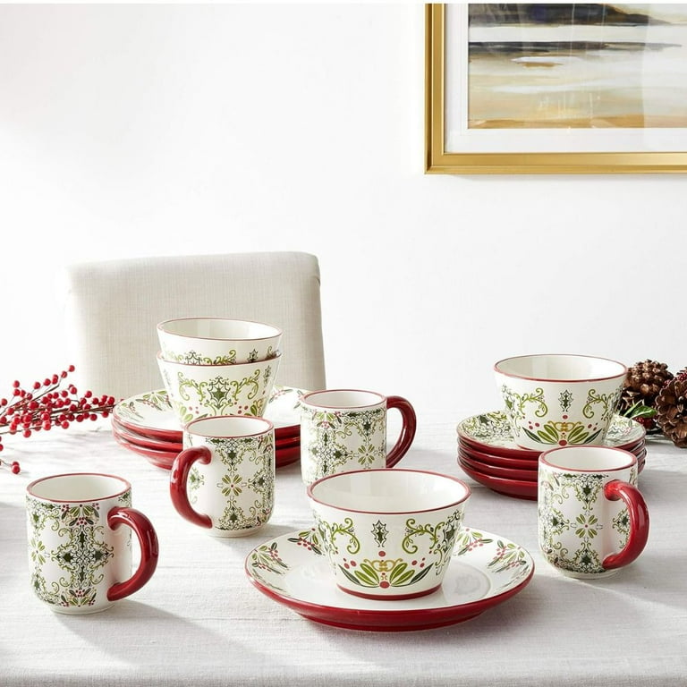 American Atelier, Round, Bargello Cream with Green Dolomite