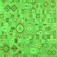 thumbnail image 1 of Ahgly Company Indoor Square Southwestern Green Country Area Rugs, 8' Square, 1 of 1