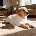 thumbnail image 4 of Pet Bath Towel Drying Robe for Cats and Dogs, Hooded Absorbent Microfiber Bathrobe, Adjustable Neck and Belly, Washable, 53 x 30 cm, 4 of 6
