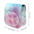 thumbnail image 2 of FONDOTIN Instant Camera Case 1Pc Blue Pink Pastel Retro Style for Action Camera Protection, 2 of 6