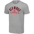 thumbnail image 2 of Men's Starter  Heather Gray Detroit Red Wings Half Puck T-Shirt, 2 of 3