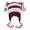 Red*, variant on RUTAYY Women's Halloween Earflap Hat Star Stripes Winter Knitted Party Hats Red