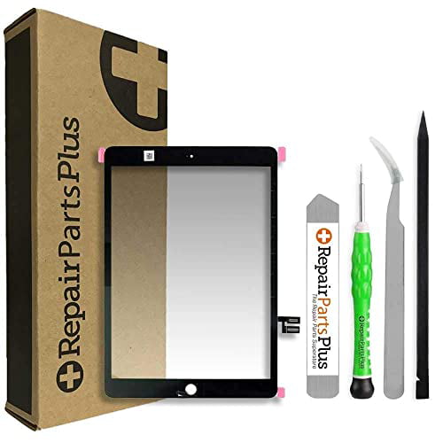 Video Tips White Full Repair Kit for iPad 9 9th Gen Screen Replacement Digitizer 2021 10.2,T Phael for 9th Generation A2602 A2603 A2604 A2605 Without Home Button 