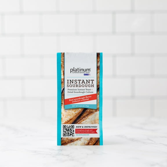 Pack of 20, Red Star Platinum Instant Sourdough Yeast, 0.63 oz