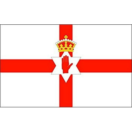 Northern Ireland Flag Sticker Decal(country government decal irish) Size: 3 x 5 (Best Mobile Phone Deals Northern Ireland)