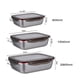 thumbnail image 2 of Elección ecológica, recipientes para alimentos de acero inoxidable sin BPA, mejore su preparación de comidas con un diseño a prueba de fugas, almacenamiento apilable para ahorrar espacio, disfrute de, 2 of 6