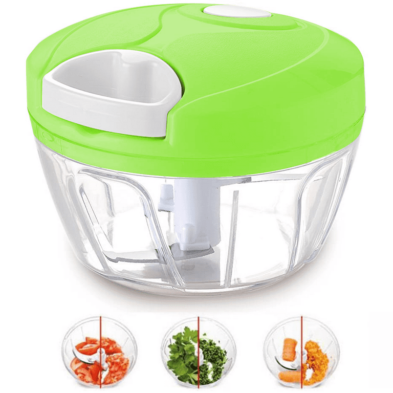 Manual Food Chopper for Vegetable Fruits Nuts Onions Chopper Hand Pull  Mincer Blender Mixer Food Processor 