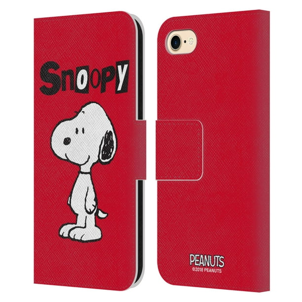 Head Case Designs Officially Licensed Peanuts Characters Snoopy Leather Book Wallet Case Cover Compatible With Apple Iphone 7 8 Se 22 Walmart Com