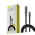 thumbnail image 1 of Cable USB de carga rápida 2 en 1 con soporte ajustable para el teléfono, manos libres, para cargar dispositivos en el escritorio, la mesita de noche o la cocina, 1 of 8