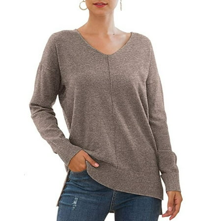 

Bottoming Pajamas Ladies Pullover Shirt Collar Batwing Sleeve Knitted Sweater