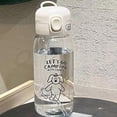thumbnail image 3 of Plastic Water Bottle Water Cup With Straw Large Capacity, 3 of 5