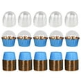 thumbnail image 4 of Tazas para magdalenas,Envoltorios navideños para cupcakes Taza para hornear cupcakes,Tazas de papel para hornear de Navidad Decoración navideña,Revestimientos para cupcakes Tazas de Azul, 4 of 9
