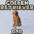 thumbnail image 2 of CafePress - Golden Retriever Dad - Cute Infant Baby Football Bodysuit, 2 of 3