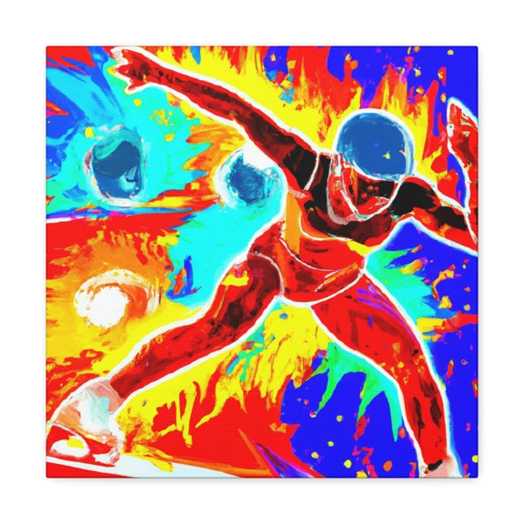 Skaters on Roller Skates - Canvas