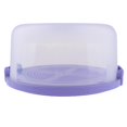 thumbnail image 2 of Homedecorlover - Contenedor portátil para guardar pasteles y cupcakes (11,9'') Púrpura, 2 of 5