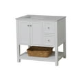thumbnail image 3 of Lakeshore 36" Bathroom Vanity with White Cabinet and Engineered White Top, 3 of 6