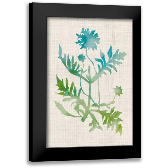 McCavitt, Naomi 11x14 Black Modern Framed Museum Art Print Titled - Watercolor Plants III