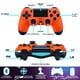 thumbnail image 3 of Control inalámbrico recargable compatible con Ps4 Naranja con Azul, 3 of 6