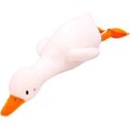 thumbnail image 2 of Peluche de pato de 25,6 pulgadas, gigante, adorable, suave y adorable, ideal como regalo de cumpleaños para niños y familia (blanco), 2 of 4