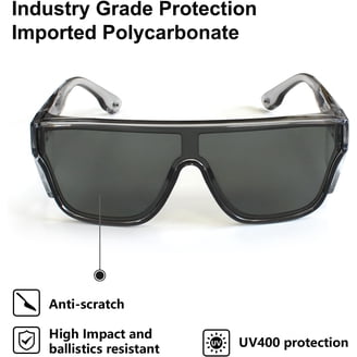 Hilco Vision A2 260 Prescription Safety Glasses, Black, OSHA